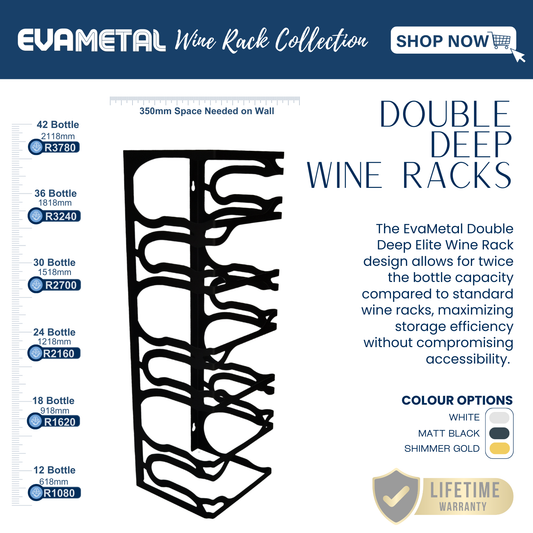 Wine Rack - DOUBLE DEEP